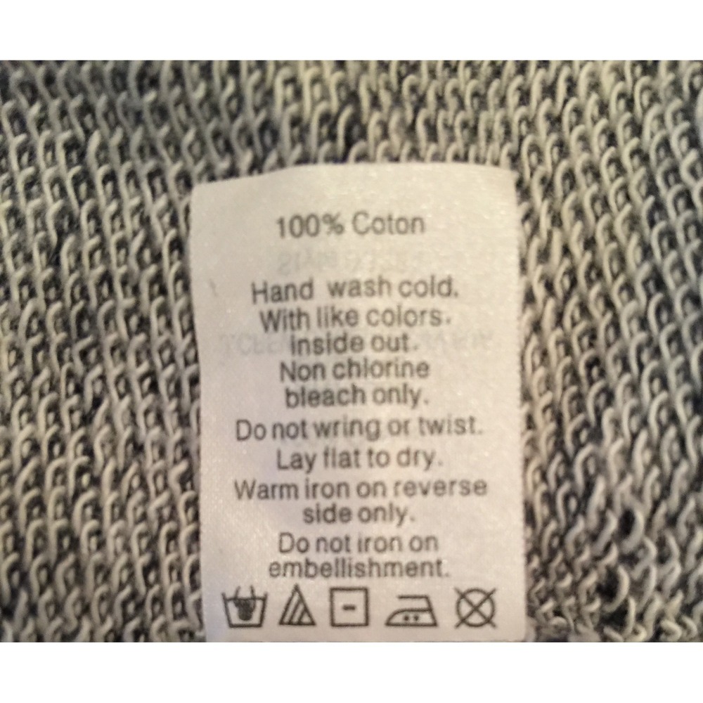 J. Crew Womens Sweatshirt Top Sz Small Navy Blue Short Sleeve Crew Embellished - Picture 10 of 12